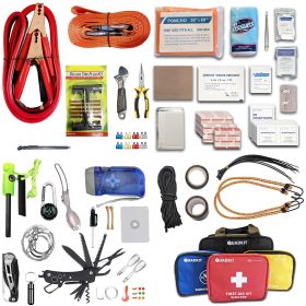 bagQUADKIT ATV Emergency Kit (106 Essential Items) for ATV;  UTV;  SxS;  4 Wheelers;  Quads;  Side by Sides;  4x4s;  Off-Road | 4-in-1 Kit: Auto Kit