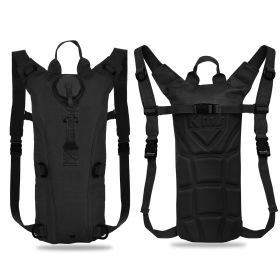 Tactical Hydration Pack 3L Water Bladder Adjustable Water Drink Backpack for Hiking Cycling Climbing Running (Option: 2LWaterBag Black)
