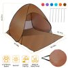 Pop Up Beach Tent Sun Shade Shelter Anti-UV Automatic Waterproof Tent Canopy for 2/3 Man w/ Net Window Storage Bag for Outdoor Beach Camping Fishing P