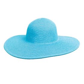 Goldcoast Sunwear Ashley Wide Brim Sun Hat (Color: Turqoise)